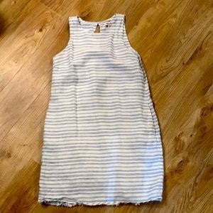 Small Tommy Bahama linen striped dress.